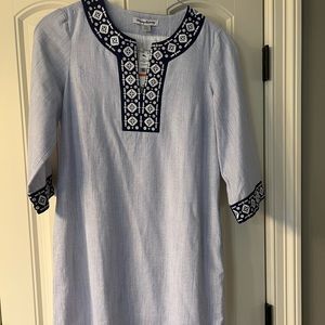 Tommy Bahama Island Diamond Embroidery Dress